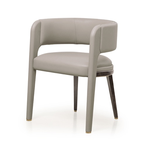 北欧现代简约镂空靠背扶手咖啡厅椅